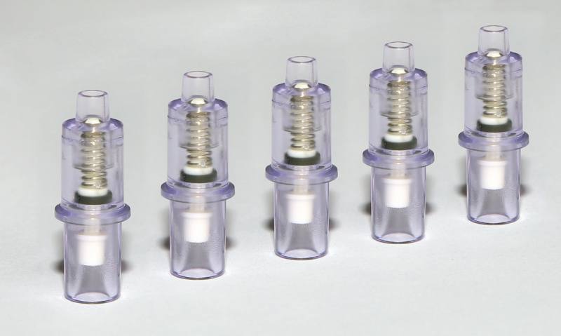 Medical check valve, valve, non return valve, medical catheter check valve,one way valve